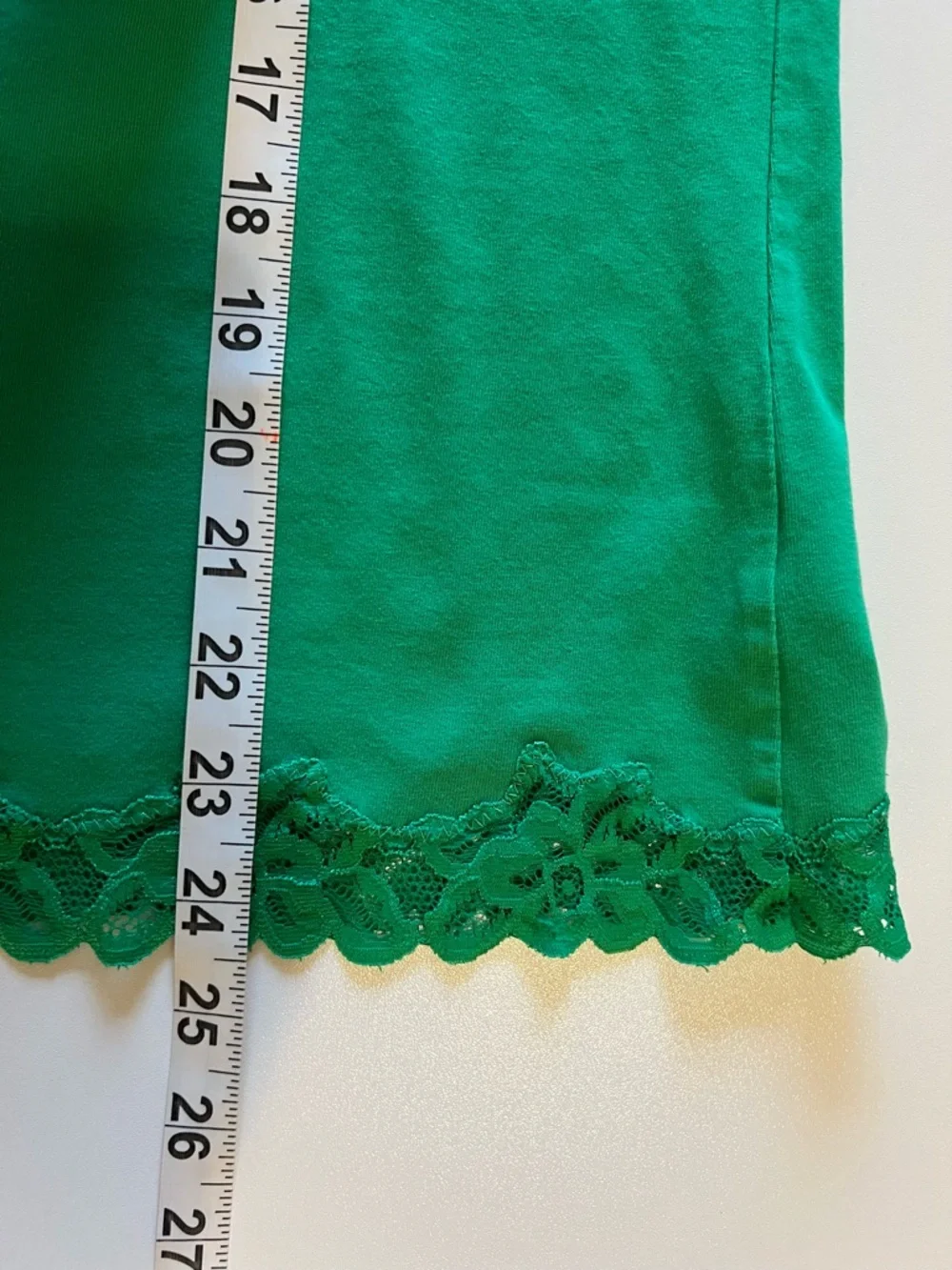 Coldwater Creek Emerald Green Lace-Trim Sleeveless Top - Picture 7 of 9